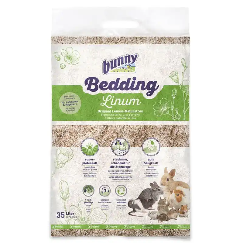 Få tilbage - Bunny Bedding O‘Linum Hørstrøelse